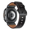 Tech-Protect DELTA PRO за Samsung Galaxy Watch Ultra 1/2 2024–2026 (47 mm) Leather Black - 5906302376377