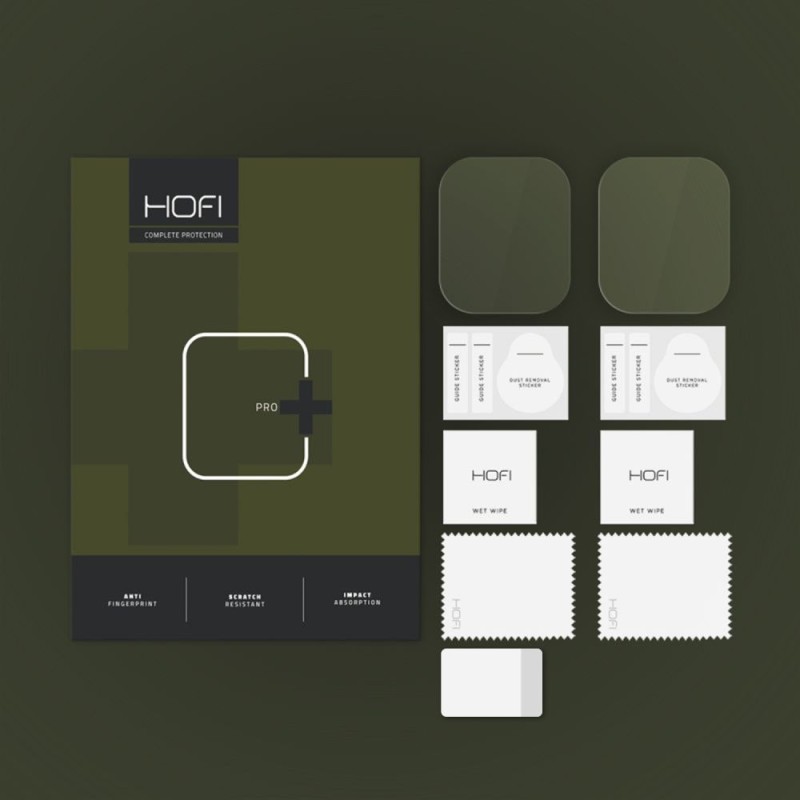 Hofi Hydroflex Pro+ хидрогел фолио за Apple Watch 10/11 (42 мм), 2 броя, прозрачно - Hofi Hydroflex Pro+ хидрогел фолио за Apple Watch 10/11 (42 мм), 2 броя, прозрачно - 5906302376506