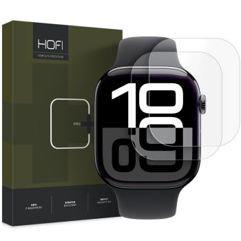 Hofi HydroFlex Pro+ хидрогел фолио 2-пак за Apple Watch 10/11 (46 мм) прозрачно