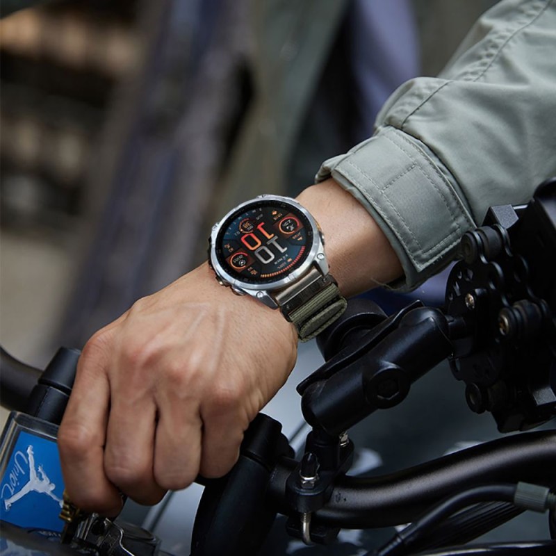 TECH-PROTECT Classic Nylon каишка за GARMIN FENIX 5X / 5X PLUS / 6X / 6X PRO / 7X / 8 / 8 PRO (51 мм) маслинено зелена - TECH-PROTECT Classic Nylon каишка за GARMIN FENIX 5X / 5X PLUS / 6X / 6X PRO / 7X / 8 / 8 PRO (51 мм) маслинено зелена - 5906302376759