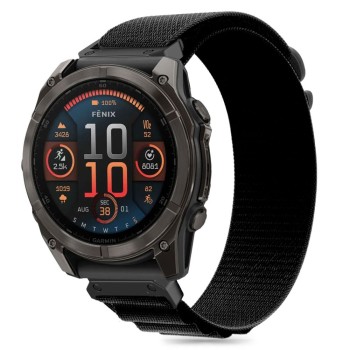 TECH-PROTECT Nylon Pro каишка за Garmin FENIX 5 / 6 / 6 PRO / 7 / 8 / 8 PRO (47 мм) – черна (E BLACK) TECH-PROTECT Nylon Pro каишка за Garmin FENIX 5 / 6 / 6 PRO / 7 / 8 / 8 PRO (47 мм) – черна (E BLACK)