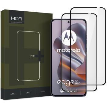 HOFI GLASS PRO+ закалено стъкло (2 бр.) за Motorola Edge 50 NEO / 60 NEO Black