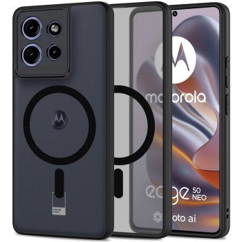 TECH-PROTECT Magmat MagSafe калъф за Motorola Edge 50 NEO / 60 NEO, матово черен