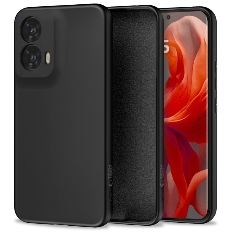 TECH-PROTECT ICON за Motorola MOTO G85 5G Black (Силиконов калъф) - 5906302380114