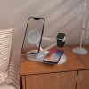 TECH-PROTECT QI15W-A41 3в1 магнитно MagSafe безжично зарядно бяло - TECH-PROTECT QI15W-A41 3в1 магнитно MagSafe безжично зарядно бяло - 5906302380145
