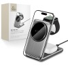 TECH-PROTECT QI15W-A42 3в1 магнитно MagSafe безжично зарядно Space Grey - TECH-PROTECT QI15W-A42 3в1 магнитно MagSafe безжично зарядно Space Grey - 5906302380169