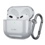 Tech-Protect FlexAir за Apple AirPods 4, пепеляво сиво