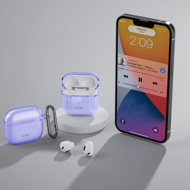 TECH-PROTECT FLEXAIR калъф за APPLE AIRPODS 4 виолетов - 5906302380268