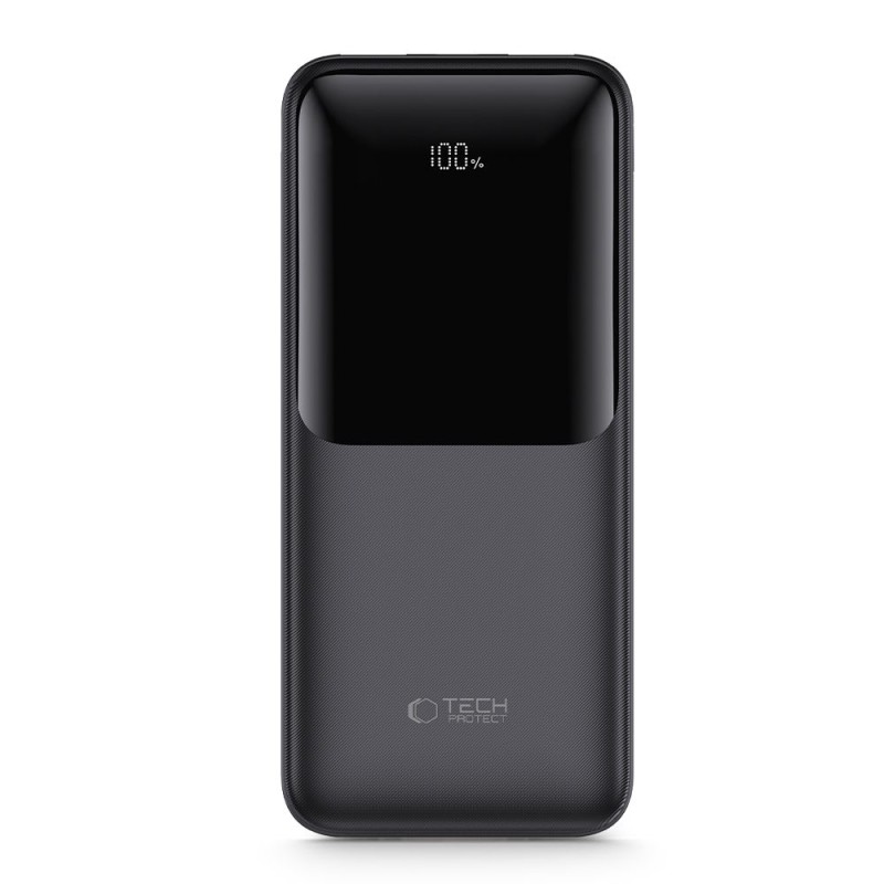 Tech-Protect PB01 Power Bank 10000mAh 22.5W Черен - Tech-Protect PB01 Power Bank 10000mAh 22.5W Черен - 5906302380480