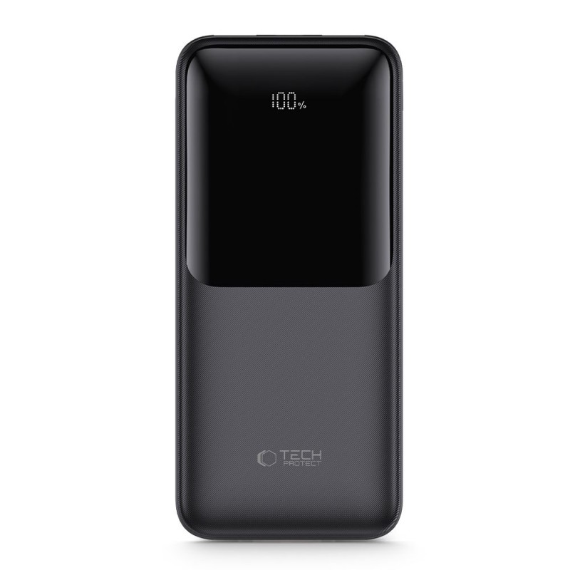 Tech-Protect PB02 Power Bank 20000mAh 22.5W Черен - Tech-Protect PB02 Power Bank 20000mAh 22.5W Черен - 5906302380503