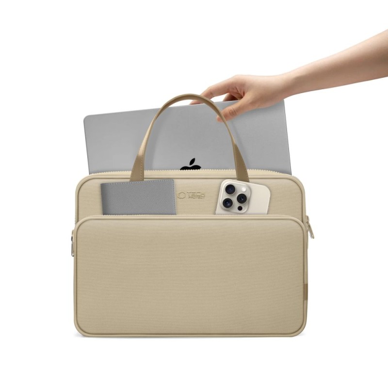 Tech-Protect Калъф/чанта за лаптоп 13–14 Carrying Bag Desert Beige - Tech-Protect Калъф/чанта за лаптоп 13–14 Carrying Bag Desert Beige - 5906302380541