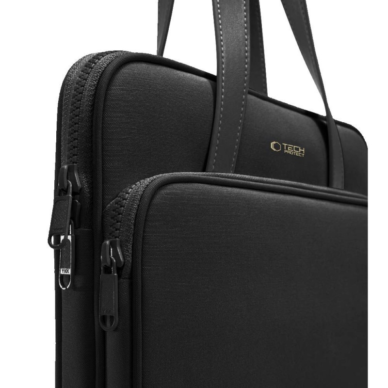 Tech-Protect Чанта/калъф за преносим компютър 13–14 инча Carrying Bag Black (SKU: 5906302380558) - Tech-Protect Чанта/калъф за преносим компютър 13–14 инча Carrying Bag Black (SKU: 5906302380558) - 5906302380558