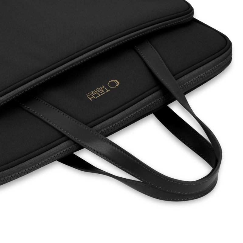 Tech-Protect Чанта/калъф за преносим компютър 13–14 инча Carrying Bag Black (SKU: 5906302380558) - Tech-Protect Чанта/калъф за преносим компютър 13–14 инча Carrying Bag Black (SKU: 5906302380558) - 5906302380558