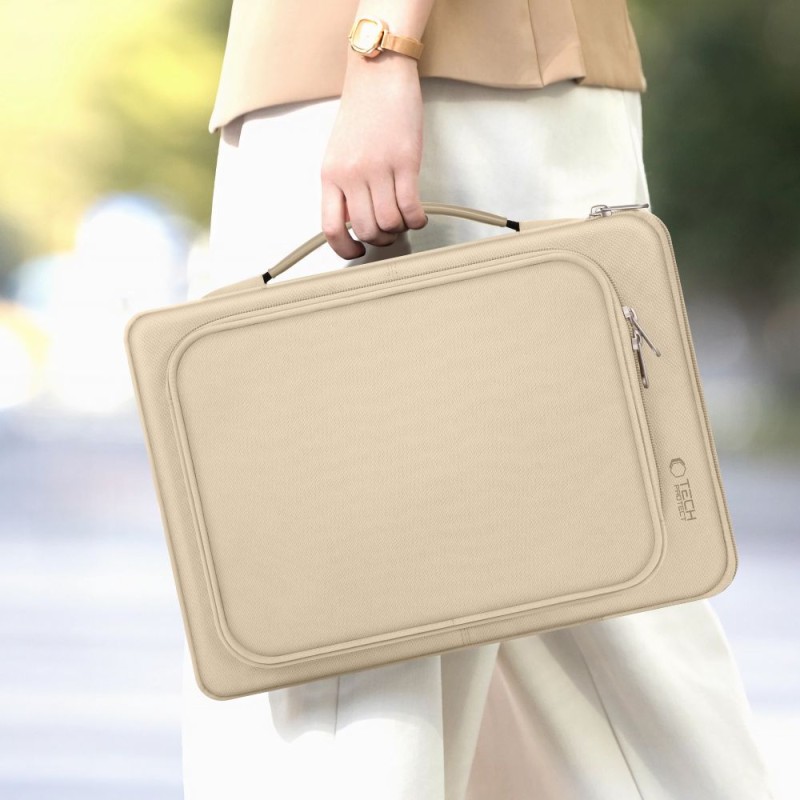 Tech-Protect Basic Bag за лаптоп 15–16 инча Desert Beige - Tech-Protect Basic Bag за лаптоп 15–16 инча Desert Beige - 5906302380619