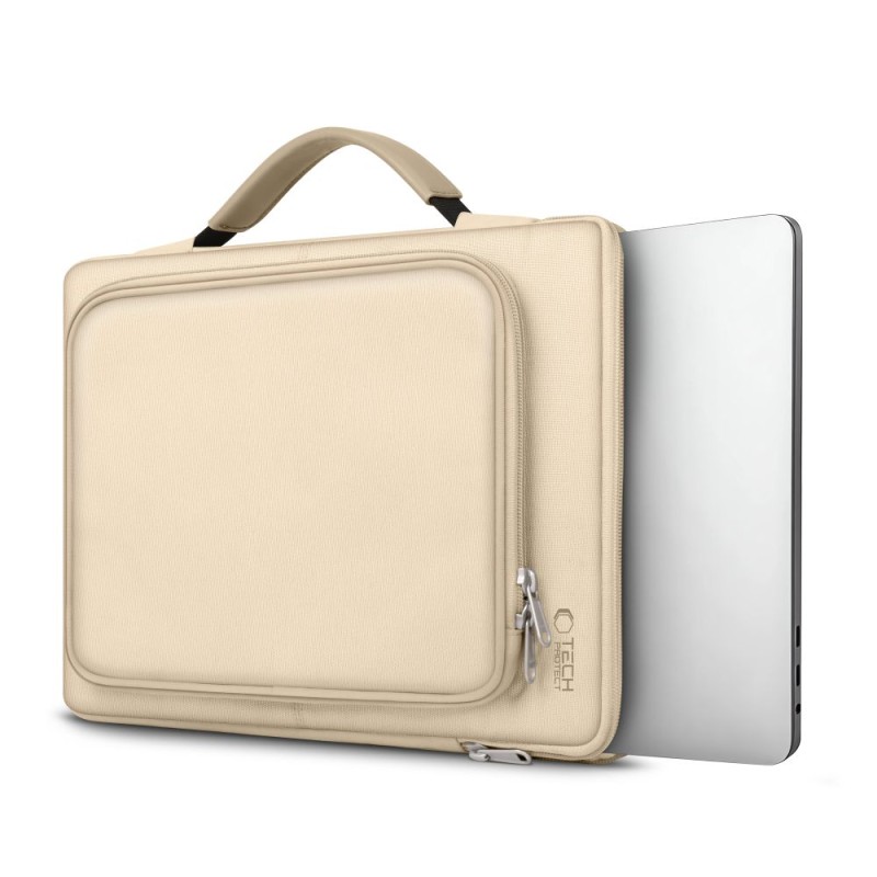 Tech-Protect Basic Bag за лаптоп 15–16 инча Desert Beige - Tech-Protect Basic Bag за лаптоп 15–16 инча Desert Beige - 5906302380619