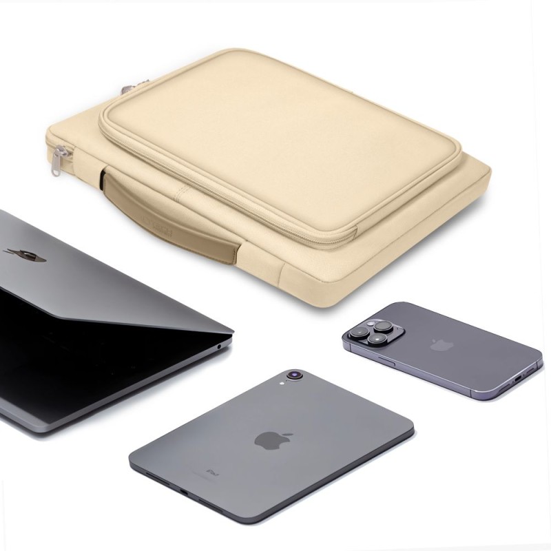 Tech-Protect Basic Bag за лаптоп 15–16 инча Desert Beige - Tech-Protect Basic Bag за лаптоп 15–16 инча Desert Beige - 5906302380619