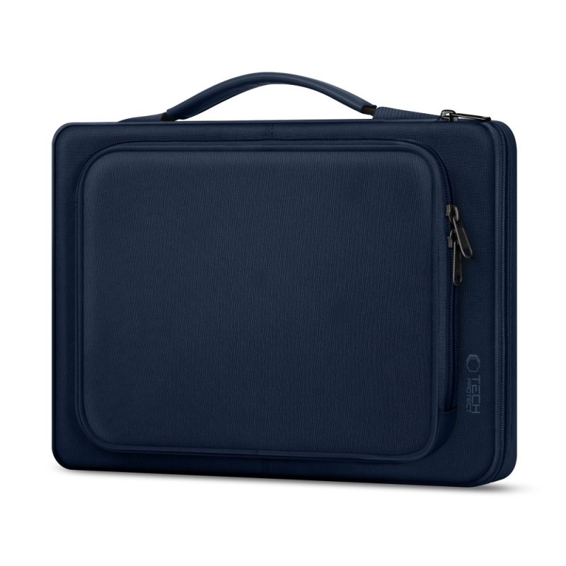 Tech-Protect Basic Bag за лаптоп 15–16 Navy Blue - Tech-Protect Basic Bag за лаптоп 15–16 Navy Blue - 5906302380626