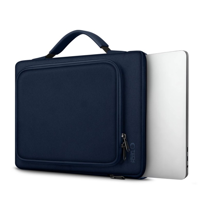 Tech-Protect Basic Bag за лаптоп 15–16 Navy Blue - Tech-Protect Basic Bag за лаптоп 15–16 Navy Blue - 5906302380626