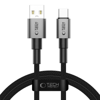 TECH-PROTECT ULTRABOOST DNA USB-C кабел 15W / 3A 100 см Iron Grey