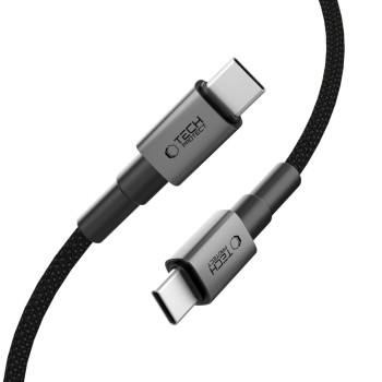 Tech-Protect Ultraboost DNA USB-C кабел с Power Delivery 100W/5A, 200 см, iron grey (SKU: 5906302380831) Tech-Protect Ultraboost DNA USB-C кабел с Power Delivery 100W/5A, 200 см, iron grey (SKU: 5906302380831)