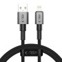 TECH-PROTECT UltraBoost DNA кабел Lightning 15W/3A, 100 см, Iron Grey