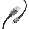 TECH-PROTECT UltraBoost DNA кабел Lightning 15W/3A, 100 см, Iron Grey - 5906302380855