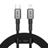 TECH-PROTECT ULTRABOOST DNA USB‑C към LIGHTNING кабел PD 27W/3A 200 см Iron Grey - TECH-PROTECT ULTRABOOST DNA USB‑C към LIGHTNING кабел PD 27W/3A 200 см Iron Grey - 5906302380886