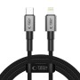 TECH-PROTECT ULTRABOOST DNA USB‑C към LIGHTNING кабел PD 27W/3A 200 см Iron Grey
