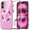 TECH-PROTECT MagFlex MagSafe за iPhone 16, Shiny Rose - TECH-PROTECT MagFlex MagSafe за iPhone 16, Shiny Rose - 5906302380978
