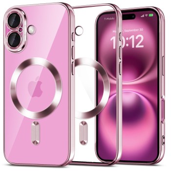 TECH-PROTECT MagFlex MagSafe за iPhone 16, Shiny Rose