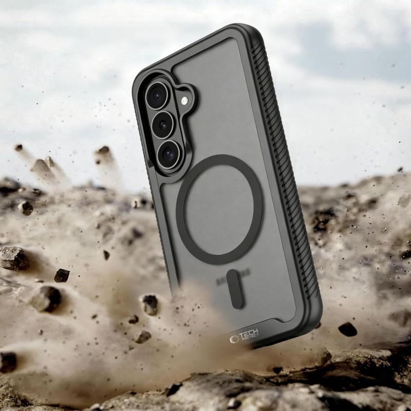 TECH-PROTECT DEFENSE MagSafe за Samsung Galaxy S26 (Matte Black) - 5906302390229