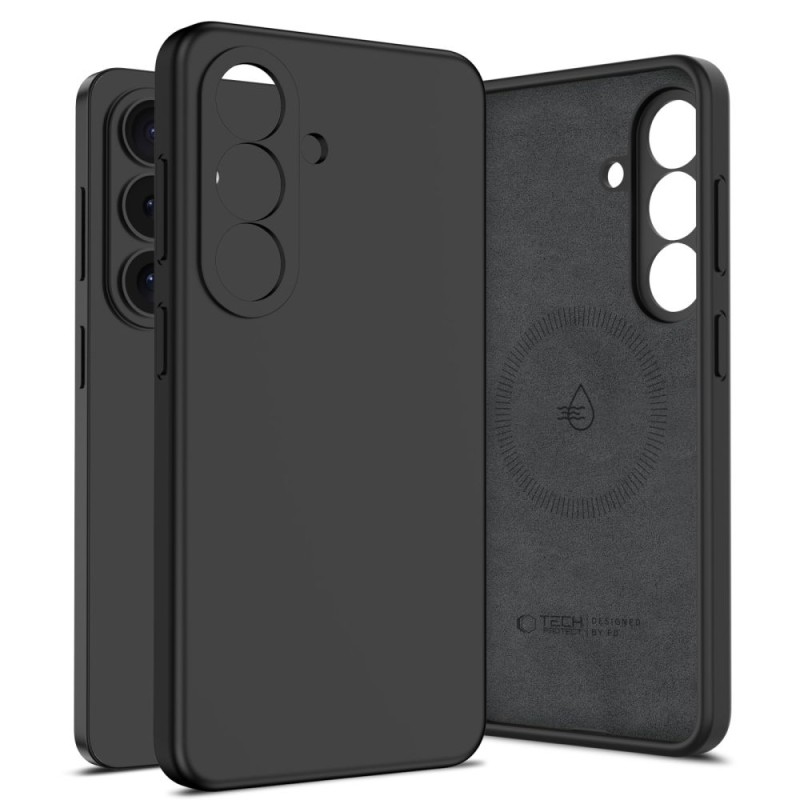 TECH-PROTECT Силиконов MagSafe кейс за Samsung Galaxy S26+ Plus черен - TECH-PROTECT Силиконов MagSafe кейс за Samsung Galaxy S26+ Plus черен - 5906302390250