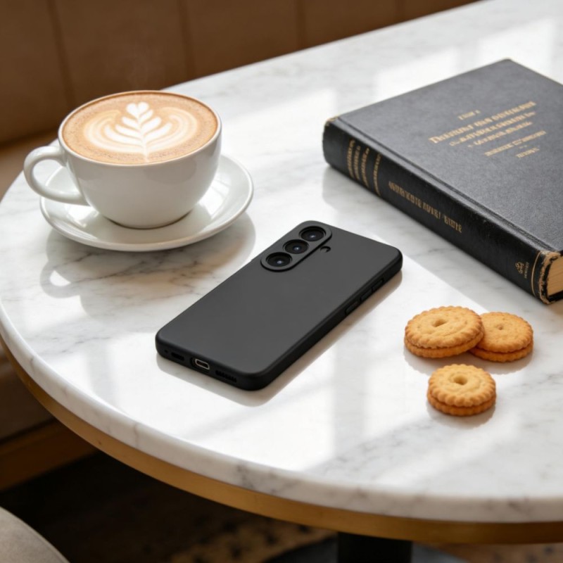 TECH-PROTECT Силиконов MagSafe кейс за Samsung Galaxy S26+ Plus черен - TECH-PROTECT Силиконов MagSafe кейс за Samsung Galaxy S26+ Plus черен - 5906302390250