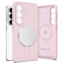 TECH-PROTECT Silicone MagSafe за Samsung Galaxy S26 Pink Pearl