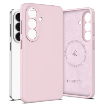 TECH-PROTECT Silicone MagSafe за Samsung Galaxy S26 Pink Pearl