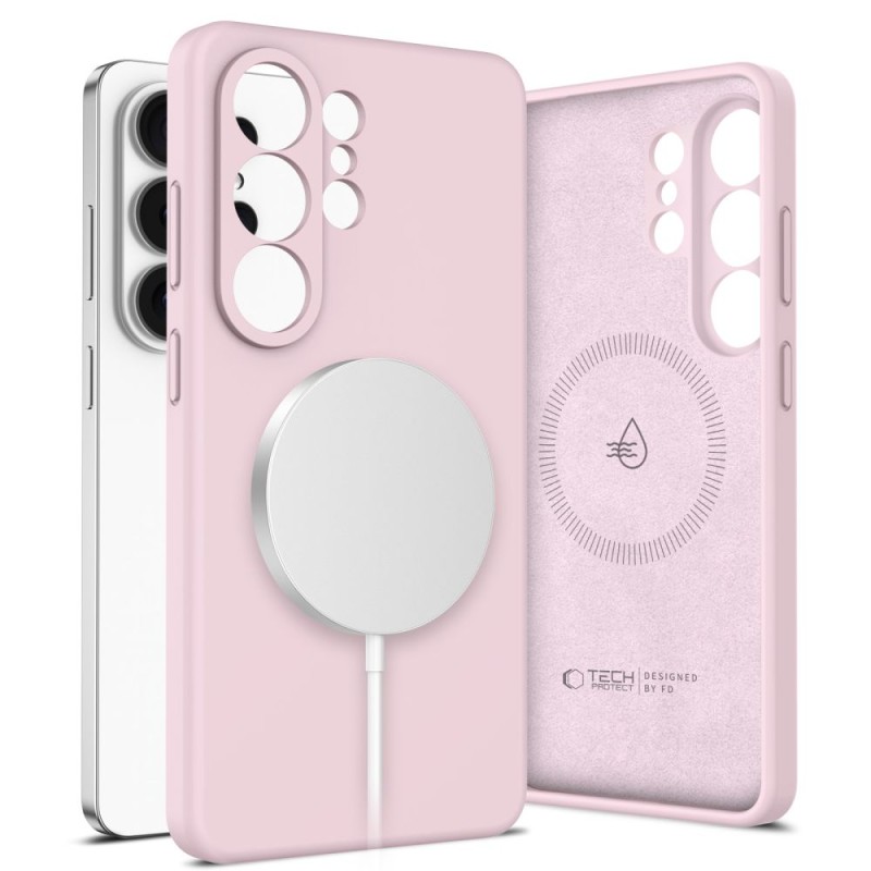 Tech-Protect Silicone MagSafe Samsung Galaxy S26 Ultra Pink Pearl (Etui) - 5906302390298