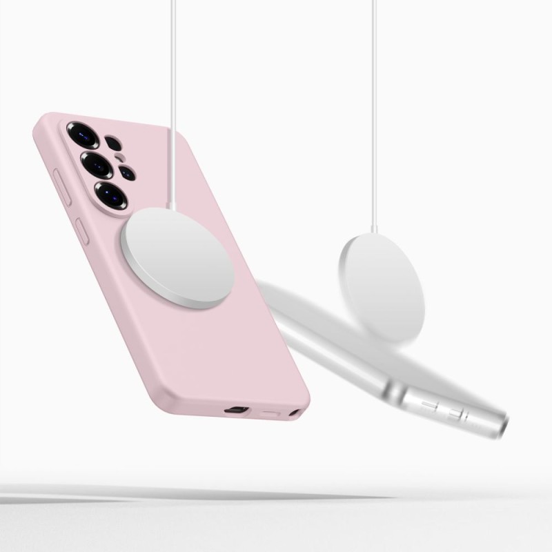 Tech-Protect Silicone MagSafe Samsung Galaxy S26 Ultra Pink Pearl (Etui) - 5906302390298