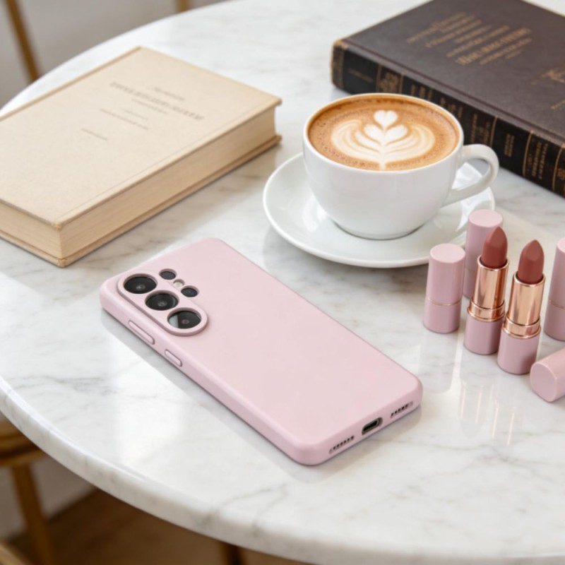 Tech-Protect Silicone MagSafe Samsung Galaxy S26 Ultra Pink Pearl (Etui) - 5906302390298