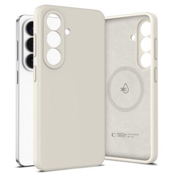 TECH-PROTECT силиконов калъф MagSafe за Samsung Galaxy S26+ Plus Cosmic Latte TECH-PROTECT силиконов калъф MagSafe за Samsung Galaxy S26+ Plus Cosmic Latte