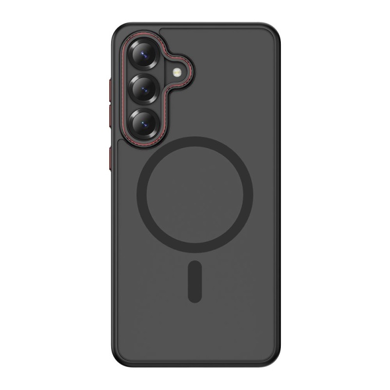 TECH-PROTECT MagCam MagSafe кейс за Samsung Galaxy S26+ Plus матово черно/червено (MATTE BLACK/RED) - 5906302390397