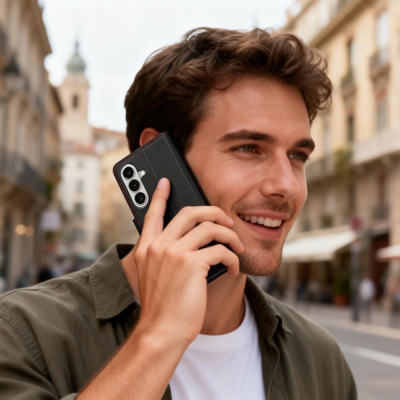 TECH-PROTECT WALLET за Samsung Galaxy S26 Black/Red - TECH-PROTECT WALLET за Samsung Galaxy S26 Black/Red - 5906302390403