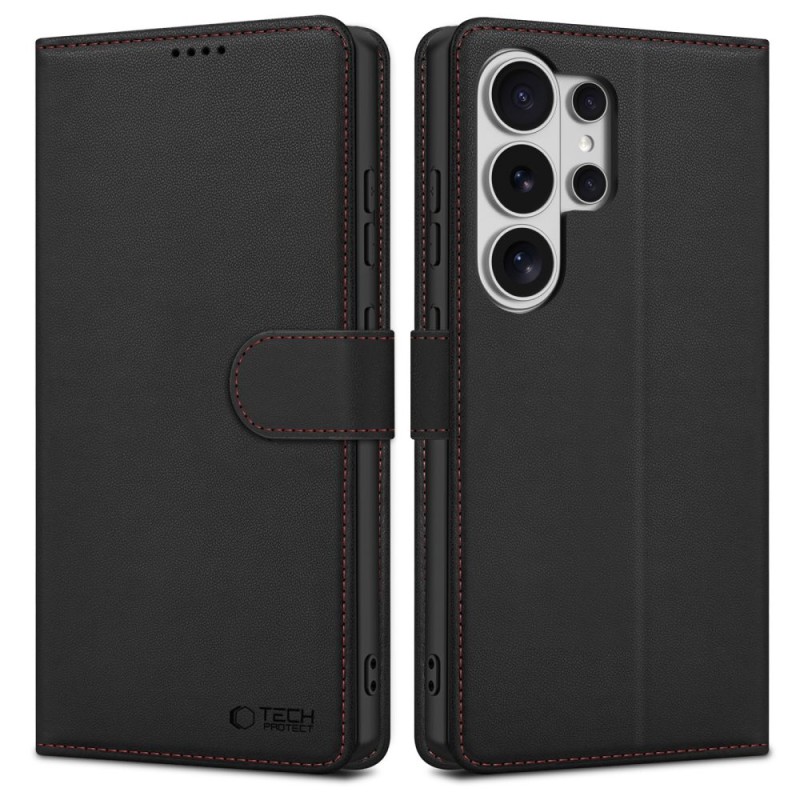 TECH-PROTECT WALLET за Samsung Galaxy S26 Ultra (Black/Red) - 5906302390410