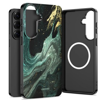 TECH-PROTECT LAMANO MagSafe за Samsung Galaxy S26 – Verde Aura