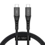 Tech-Protect UB11T Ultraboost USB-C кабел, PD 100W / QC3.0, 100 см, черен