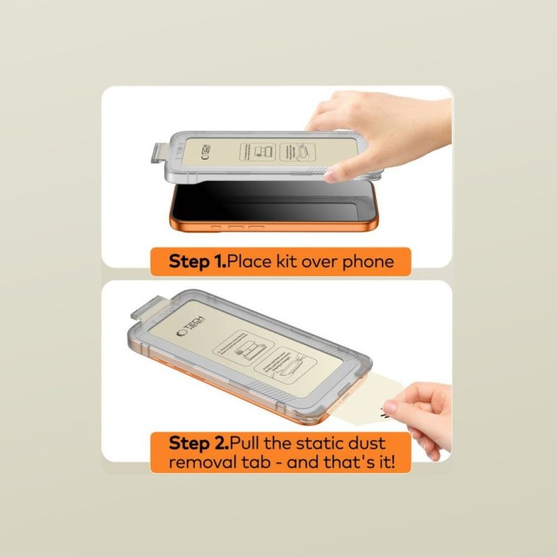 Стъклен протектор Tech-Protect Quick Set+ 2 броя за Samsung Galaxy S26+ Plus (черен) - Стъклен протектор Tech-Protect Quick Set+ 2 броя за Samsung Galaxy S26+ Plus (черен) - 5906302390809