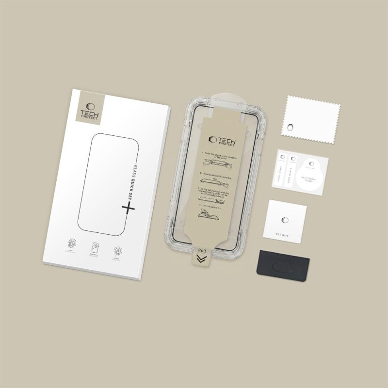 Tech-Protect Quick Set AR+ антиотражателно стъкло 9H за Samsung Galaxy S26 (Black) - Tech-Protect Quick Set AR+ антиотражателно стъкло 9H за Samsung Galaxy S26 (Black) - 5906302390847