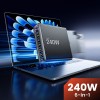 TECH-PROTECT DC240W-GaN 6-портов настолен заряден с PD 240W / QC3.0, черен - 5906302390878