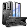 TECH-PROTECT KEVLAR CAM+ 2-SET калъф с броня за Galaxy A57 5G BLACK - 5906302390915