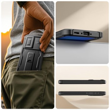 Tech-Protect Kevlar Cam+ 2-SET бронен калъф за Samsung Galaxy A36 / A37 5G, черен Tech-Protect Kevlar Cam+ 2-SET бронен калъф за Samsung Galaxy A36 / A37 5G, черен