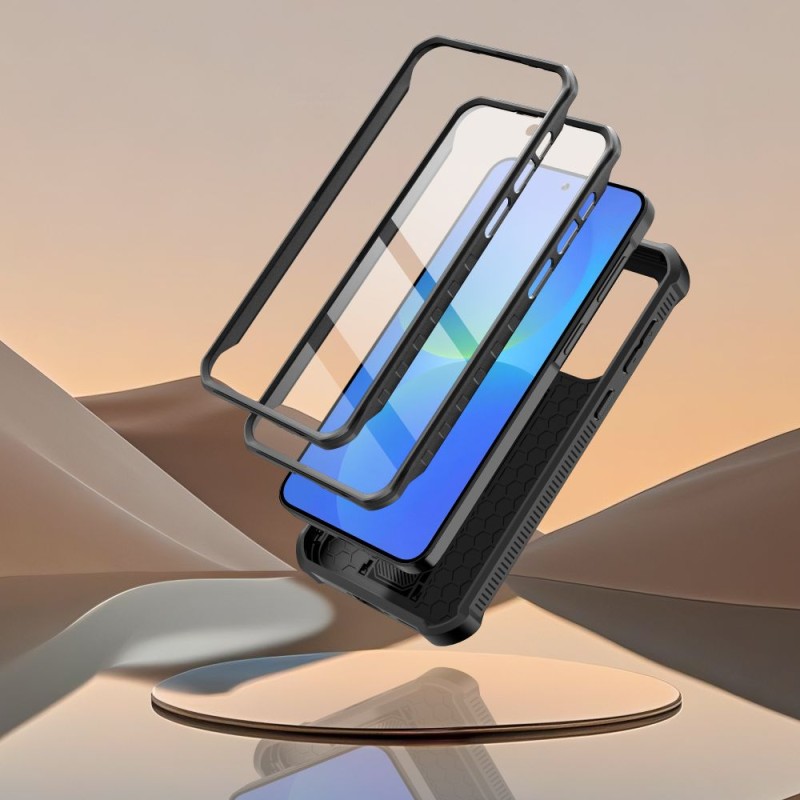 Tech-Protect Kevlar Cam+ 2-SET бронен калъф за Samsung Galaxy A36 / A37 5G, черен - Tech-Protect Kevlar Cam+ 2-SET бронен калъф за Samsung Galaxy A36 / A37 5G, черен - 5906302390922